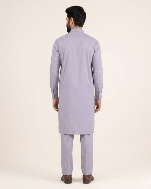 Ash Gray Kurta (Blended)